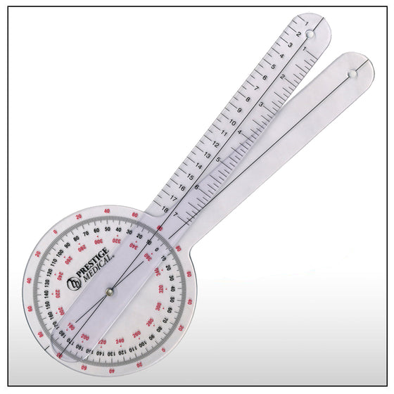 12 Inch Plastic Goniometer