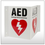 3D AED Wall Sign