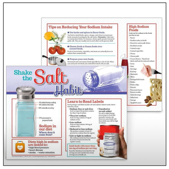 Shake the Salt Habit Handouts