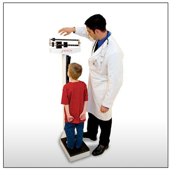 Detecto 439 Balance Beam Scale with Height Rod